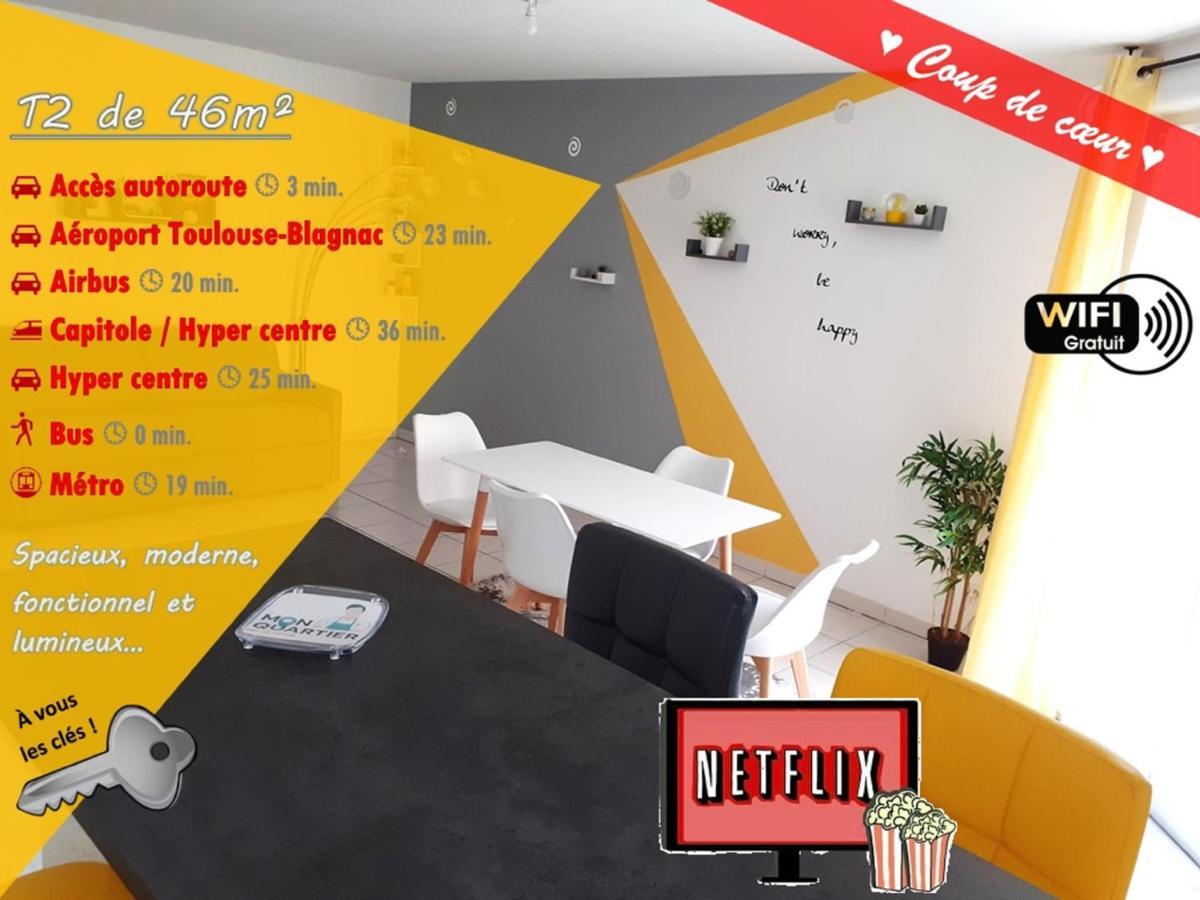 (-; Eldorado Saint-Jacques Au Nord De Toulouse ;-) Apartment Exterior photo